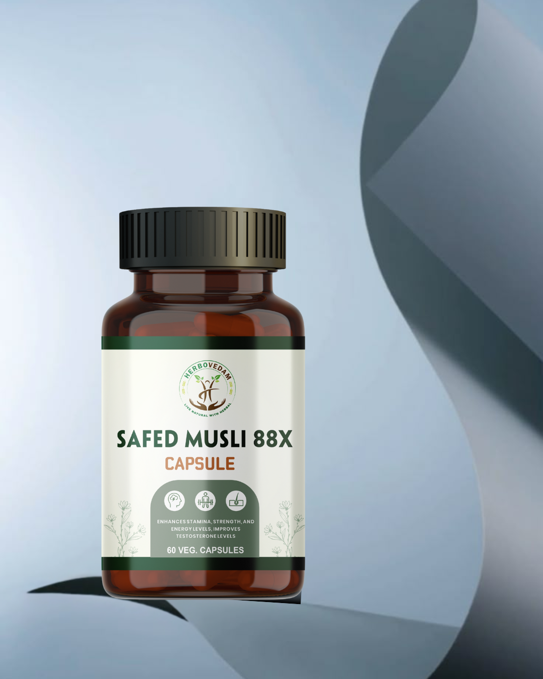 Herbovedam Safed Musli 88X Capsules