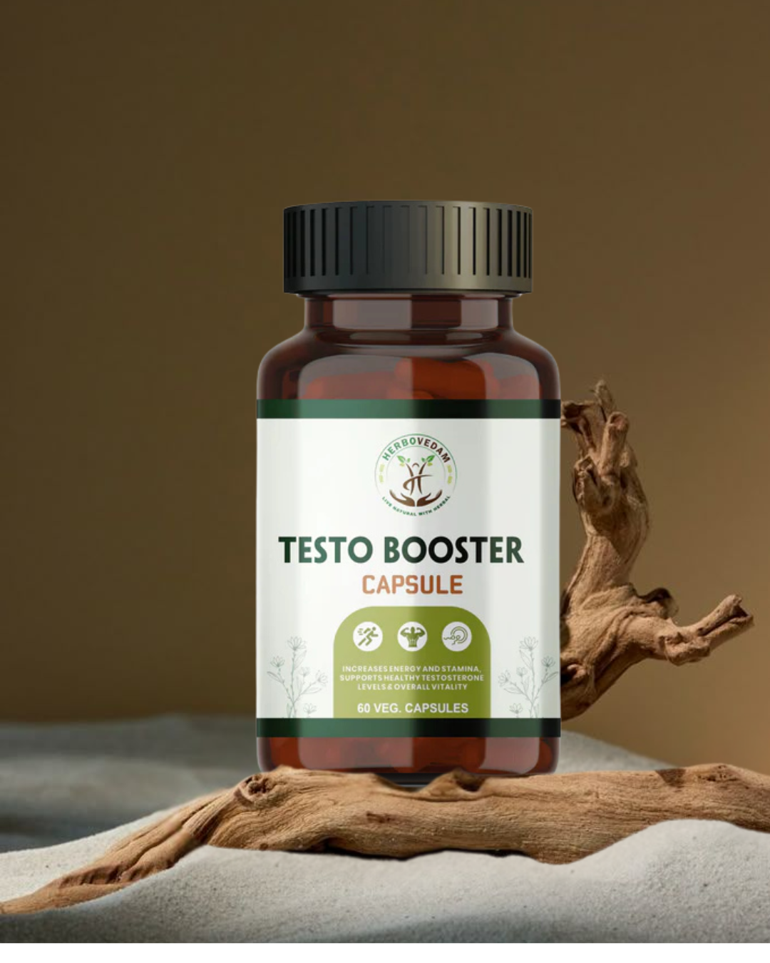 Herbovedam Testo Booster 60 Capsules