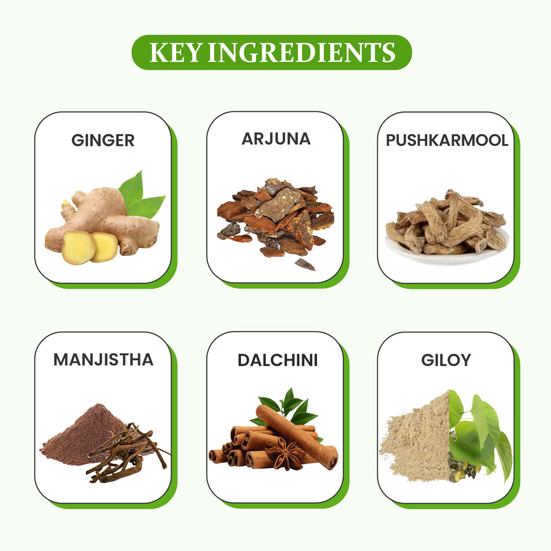 Cholestero Care Kadha with ingredients