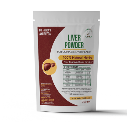 Image shown live powder kit for liver support with ingredients 